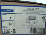  EGS OZ/Gedney GUAC-75 3/4" Explosion Proof Outlet Box Type C Image