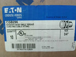  Eaton Crouse-Hinds CGB296 3/4" Straight Body Male Thread (9 PCS) Image