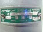  Appleton ADR20034RS 200A Pin and Sleeve Receptable  4P 3W Style Image