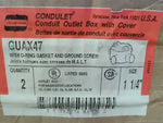  Crouse-Hinds GUAX47 4-Way Condulet Box 1-1/4" (2 PCS) Explosion Proof Image