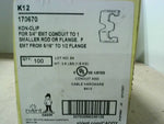  nVent Caddy K12 Kon Clip Conduit (100PCS) For 3/4" EMT from 5/16" to 1/2 Image