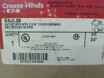  Eaton Crouse Hinds EAJL26 3/4" Conduit Outlet Box with 3 3/16" Image
