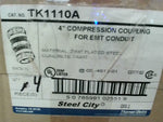  Thomas & Betts Steel City TK1110A 4" Compression Coupling 4 Pcs Image