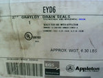  Appleton EYD6 2" Grayloy Drain Seals Image