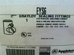  Appleton EYS6 2' Grayloy Sealing Fittings Vertical and Horizont Image