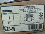  O-Z Gedney GUAC50 Type C Outlet Box Size 1/2" Image