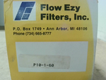  Flow Ezy P10-1-60 1" NPT 60 Mesh 10GPM Sump Strainer 3.2" Diameter x 5.8" L Image