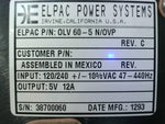  Elpac Power Systems OLV 60-5 N/OVP Power Supply 120/240V to 5VD Image