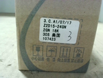  ZD Z2D15-24GN-30S Gear Head 2GN 18K 24VDC 3000RPM Class B Image