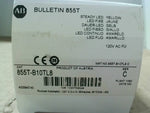  Allen Bradley 855T-B10TL8 Yellow Stack Light 120VAC Series C Image
