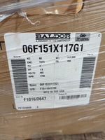  Baldor 06F151X117G1 AC Motor 1.5HP with Stearns Brake 184 Frame 1800RPM 460V Image