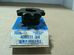  MARTIN 40BS11 3/4" Bore 11 Tooth Sprocket 40 Chain Size Image
