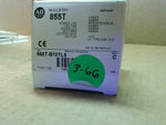  Allen Bradley 855T-B10TL5 Amber Steady LED 120v 20mA 7w BA15d Image