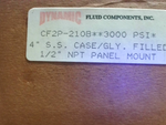  Dynamic Fluid Components CF2P-210B 3000psi 4' S.S Case/Gly fill Image