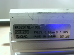  SMC MXS20TNL-100B Guided Cylinder 20mm Bore x 100mm Stroke Image