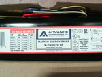  ADVANCE V-2S40-1-TP Rapid Start Energy Saver Ballast Image