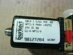  BURKERT 6014 Pneumatic Solenoid Valve145 Psi 24V DC 8W Image