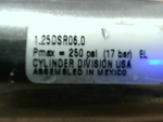  Schrader Bellows 1.25DSR06.0 Cylinder 250 Psi Image