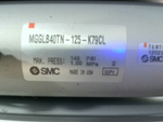  SMC MGGLB40TN-125-K79CL Guided Cylinder 40mm Bore x 125mm Stroke Image