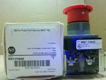  Allen Bradley 800T-FX6A5 Red 2-Position Push/Pull Button 30mm Image