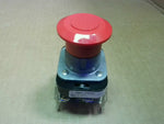  Allen Bradley 800T-FX6A5 Red 2-Position Push/Pull Button 30mm Image
