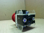  Allen Bradley 800T-FX6A5 Red 2-Position Push/Pull Button 30mm Image