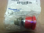  Allen Bradley 800EM-MP24 Push-Pull Red Mushroom Push Button 40m Factory Sealed Image