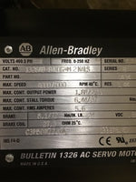  Allen Bradley 1326AB-B430G-M2K4LS AC Servo Motor w/Brake Factory Reconditioned! Image