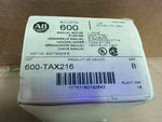  Allen Bradley 600-TAX216 Manual Motor Starter Switch Ser B Image