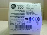  Allen Bradley 600-TOX109 Manual Starting Switch Image