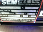  SEM HR142E6-130S 700V High Response Servo Motor 5400RPM 53AMP Image