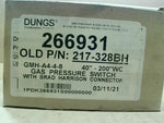  Dungs 266930 Gas Pressure Switch GMH-A4-4-8 Image