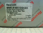  Rexroth R165139420 Ball Bearing Runner Block / Ball Rail Image