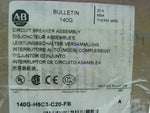  Allen Bradley 140G-H6C3-C20-FB Circuit Breaker 20 A 3 Pole 600V Image