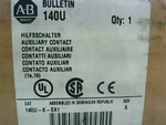  Allen Bradley 140U-K-EA1 Auxilary Contact 140UKEA1 Image