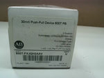  Allen Bradley 800T-FXJQH2AAV 30mm Push-Pull Mushroom Switch Image