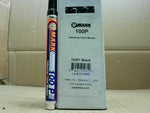  UMark 100P Industrial Paint Marker Black 12 PCS/Box UMARK 10201 Image