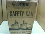  Justrite 7120100 2 Gallon Safety Can for Flammables Type I Flam Factory Sealed Image