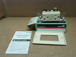  Leviton GFNT2-I Ivory Receptacle GFCI Outlet W/ Wallplate Image