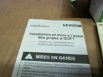  Leviton GFNT2-I Ivory Receptacle GFCI Outlet W/ Wallplate Image