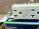  Leviton GFNT2-I Ivory Receptacle GFCI Outlet W/ Wallplate Image