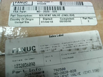  Fanuc Robotics  NO-2020-020 Solvent Valve Metric Version Factory Sealed Image