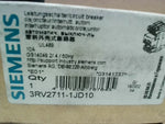  Siemens 3RV2711-1JD10 10A 3P Circuit Breaker Manual Motor Start Image