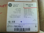  Allen Bradley 2711-T6C20L1 Ser B PanelView 600 Color Touch Pane Image