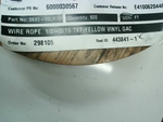  Wire Rope 1/8-3/16 7x7 Yellow Vinyl GAC 500FT Image