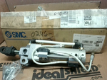  SMC CLK2PB50TF-100Y-F6R-P74 Pneumatic Clamp Cylinder w/Lock Image