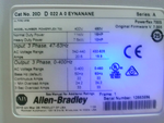 Allen Bradley 20DD022A0EYNANANE PowerFlex 700S VFD Series A 15H Image