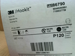  3M 86790 Hookit 5" Sanding Discs 763U P120 Ceramic Coated 100 P Image