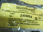  Woodhead 24W04 Watertite Plug L1-15P 15A 125V Lot of 3 Factory Sealed Image