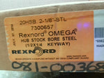  Rexnord 20 SHSB STD 7300657 Straight Bore Steel Hub Stock 1-11/ Image